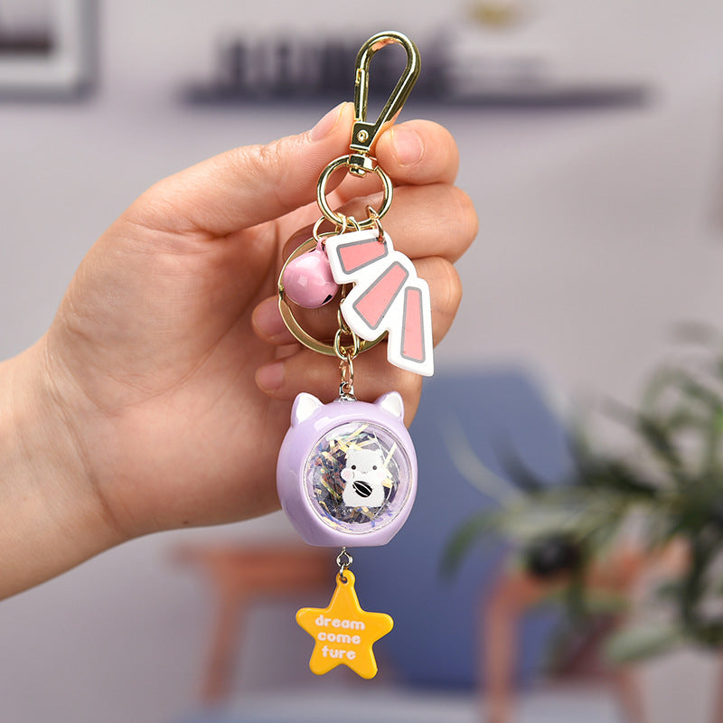 Wholesale Acrylic Lighted Unicorn Keychain